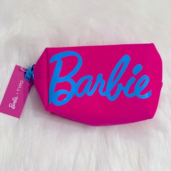 Barbie x Typo Barbie Cosmetic Bag NWT Excellent Condition - Picture 1 of 10